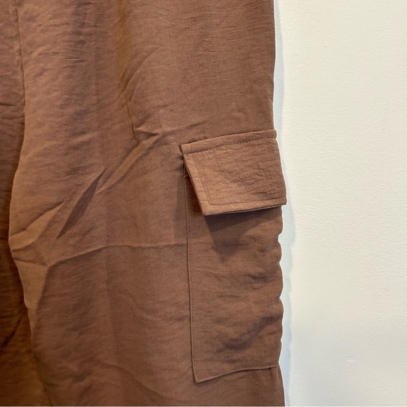 Guilty Drawstring Waist Cargo Pants Roll Tab Ankle - Picture 6 of 8